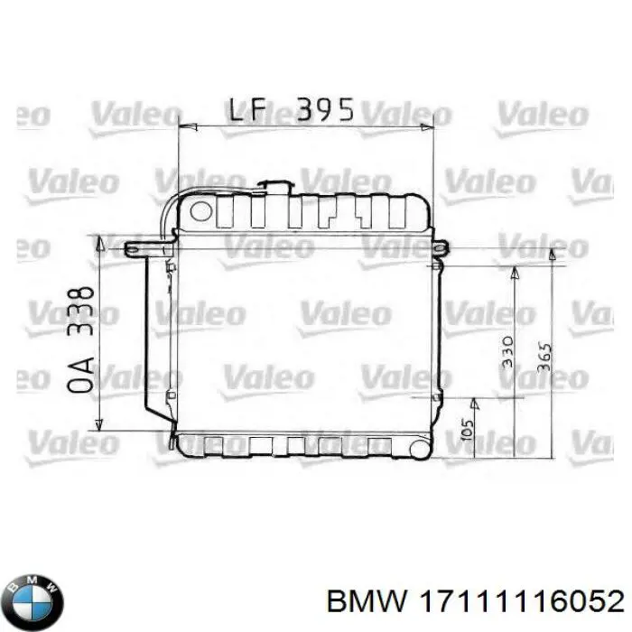Радиатор 17111116052 BMW