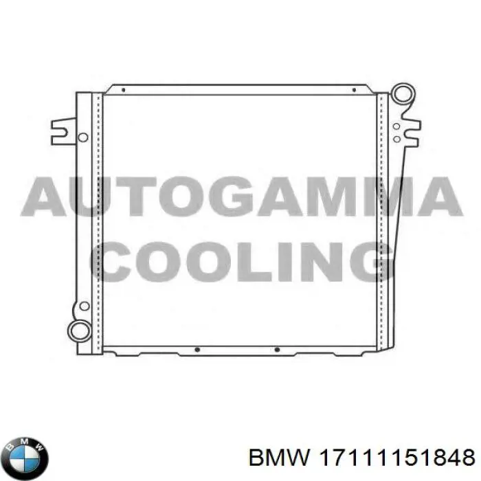 Купить 17111151848 BMW Радиатор водяной