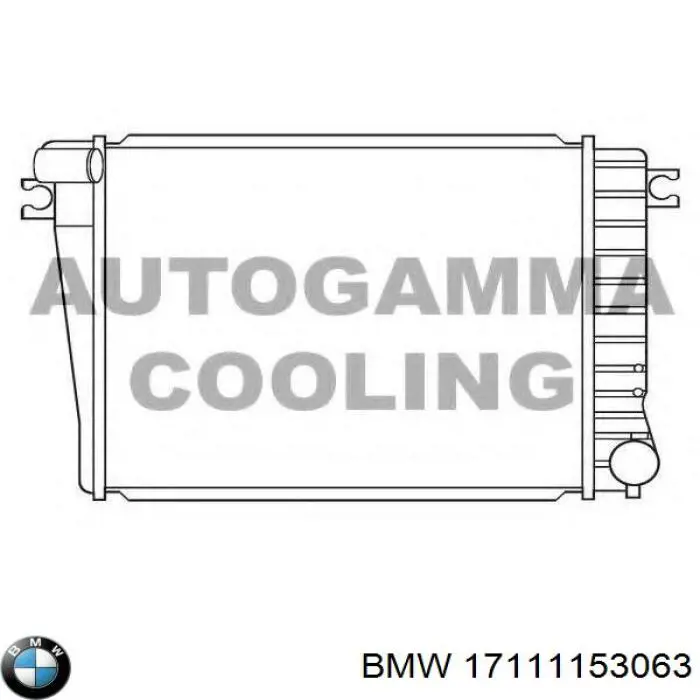 Радиатор 1153063 BMW