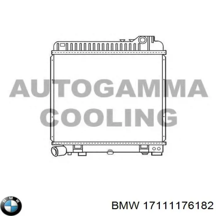 17111176182 BMW радиатор