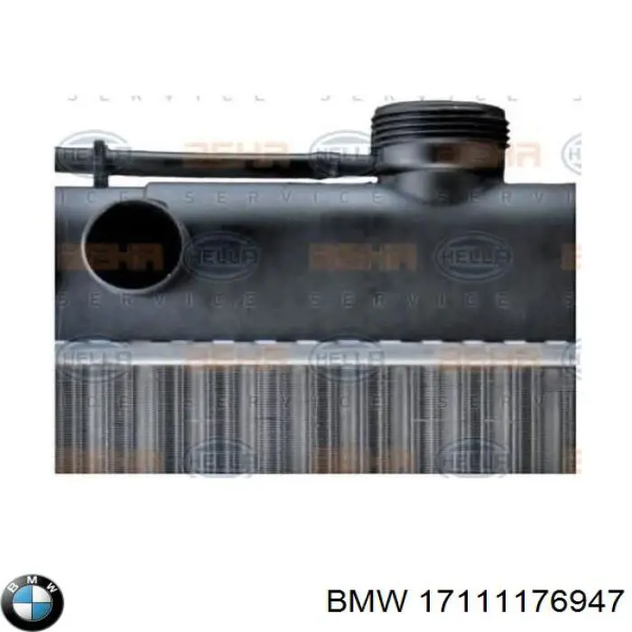 Радиатор 17111176947 BMW