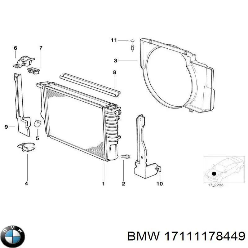  BMW 17111178449 цена, от 7.87 USD