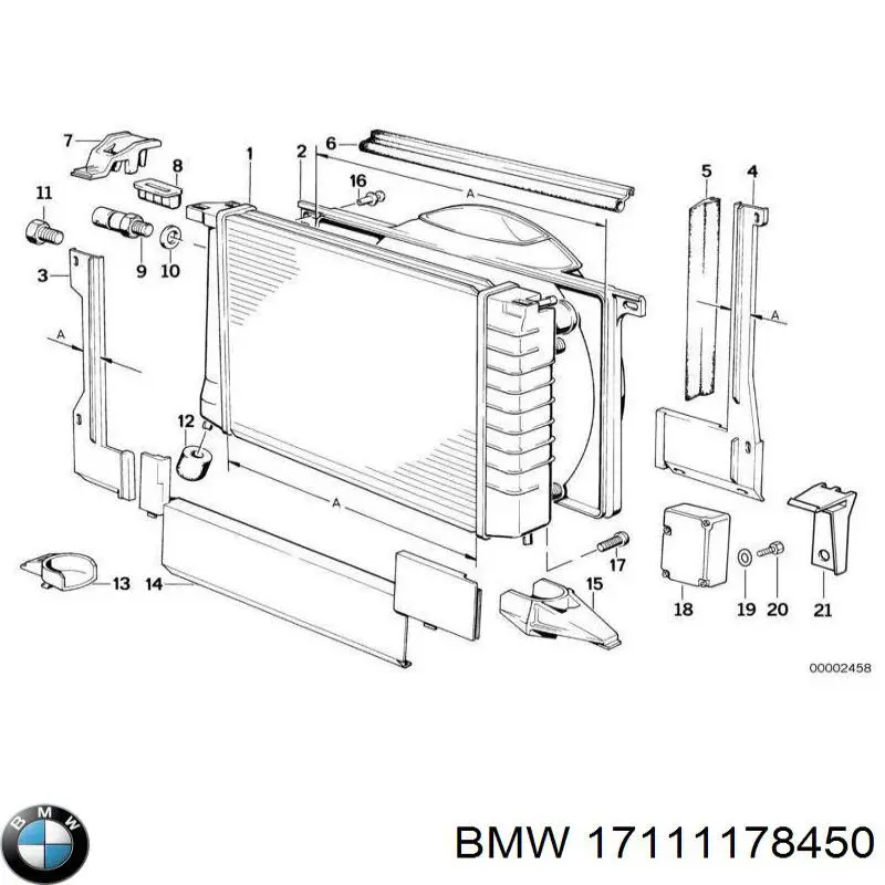 Хомут глушителя 17111178450 BMW