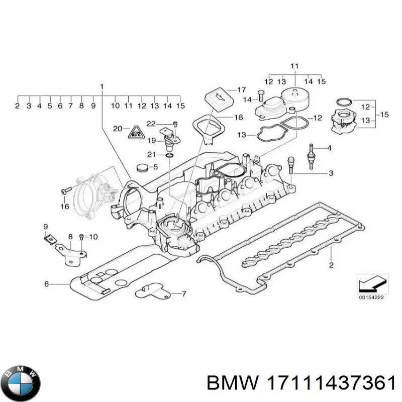 Крышка (пробка) радиатора BMW 17111437361