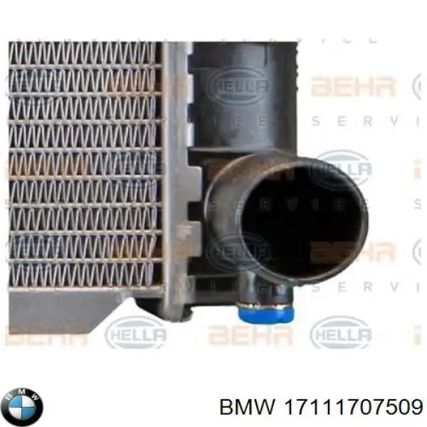 Радиатор охлаждения двигателя BMW 17111707509 цена, от 915.78 USD