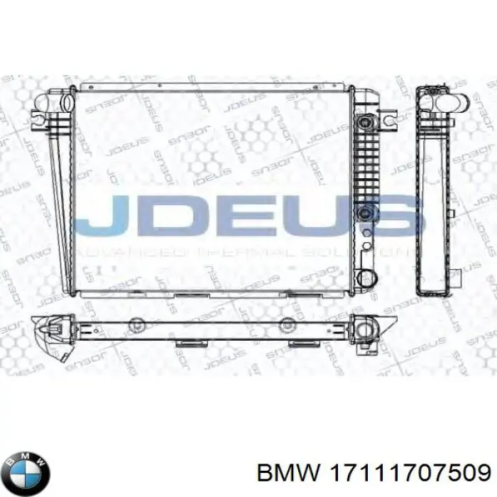 17111707509 BMW Радиатор основной