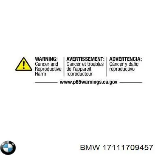 17111709457 BMW Радиатор основной
