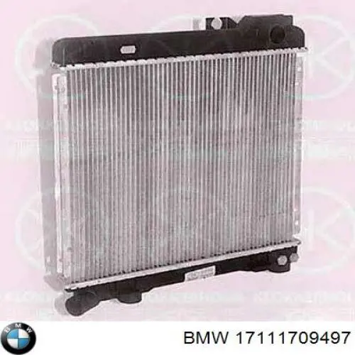 Радиатор охлаждения двигателя BMW 17111709497 цена, от 79.93 USD