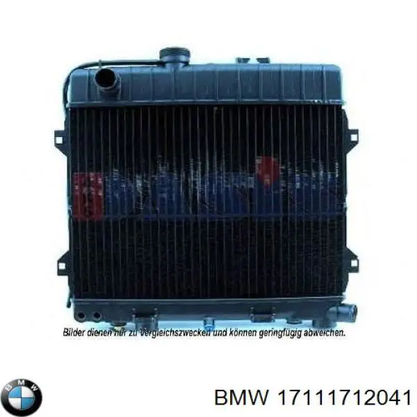 Радиатор охлаждения двигателя BMW 17111712041