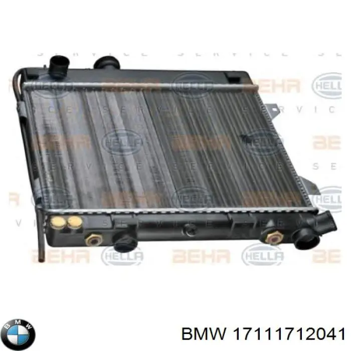 Радиатор 17111712041 BMW