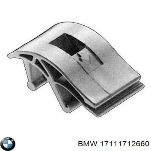 Кронштейн (подушка крепления) радиатора верхний правый BMW 17111712660