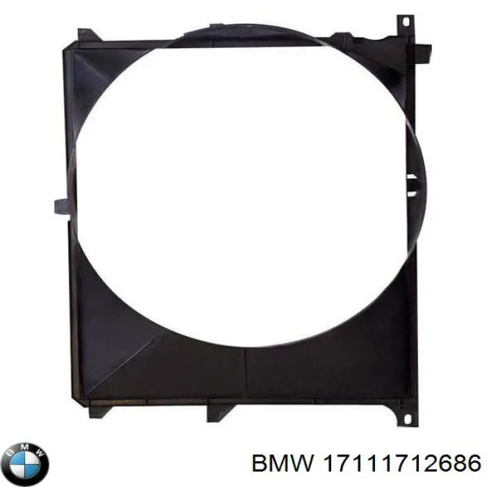 Диффузор радиатора охлаждения Bapmic TOPT1216003 цена, от 45.47 USD