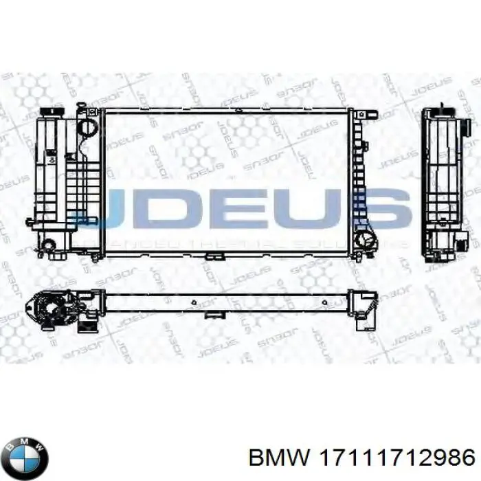 Купить 17111712986 BMW Радиатор водяной