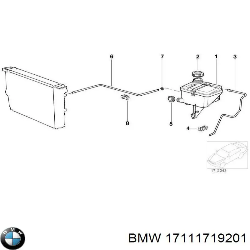 17111719201 BMW 