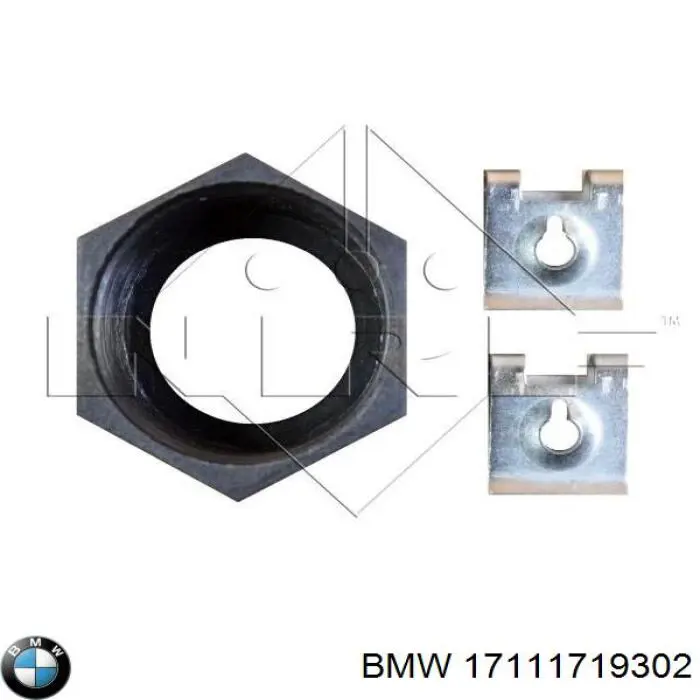 17111719302 BMW radiador de esfriamento de motor