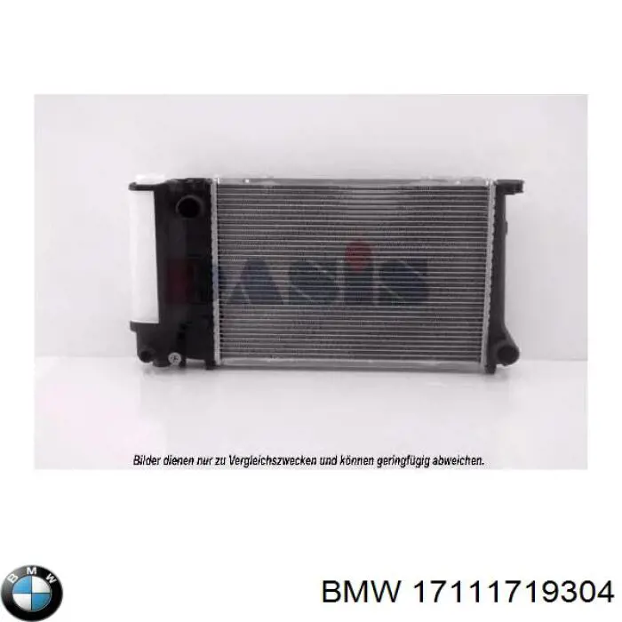 17111719304 BMW радиатор