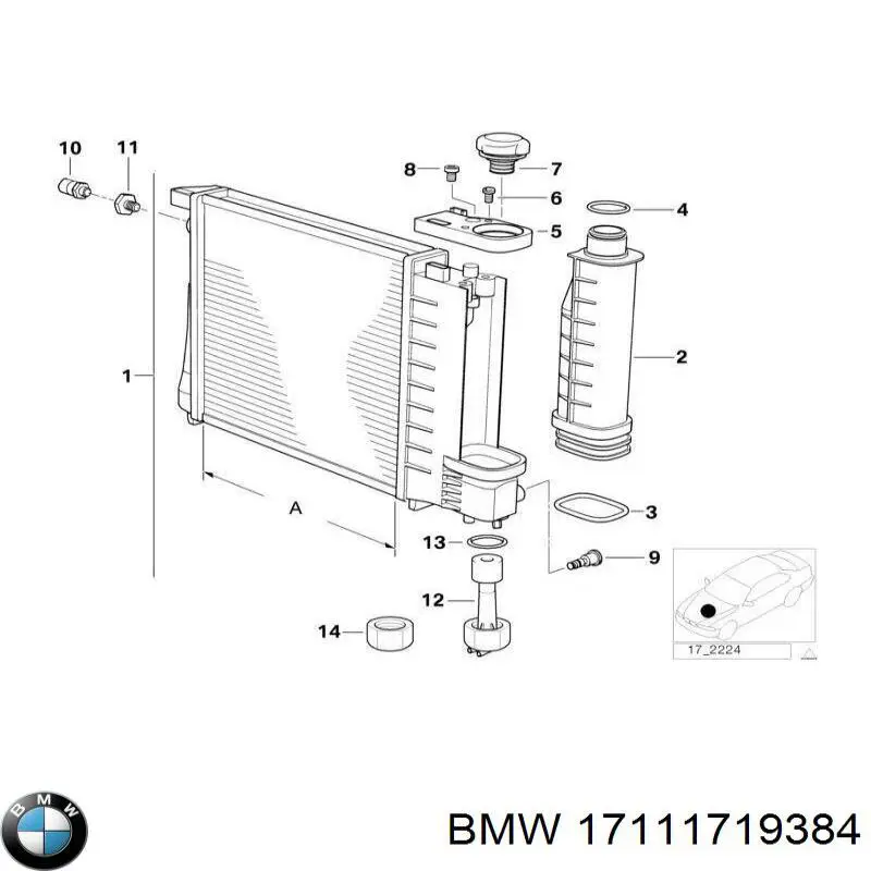  BMW 17111719384