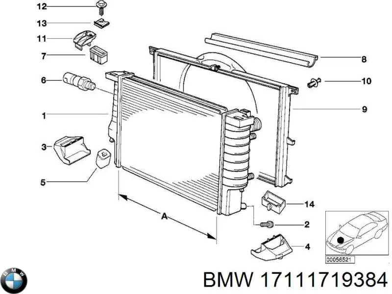  BMW 17111719384 цена, от 10.50 USD