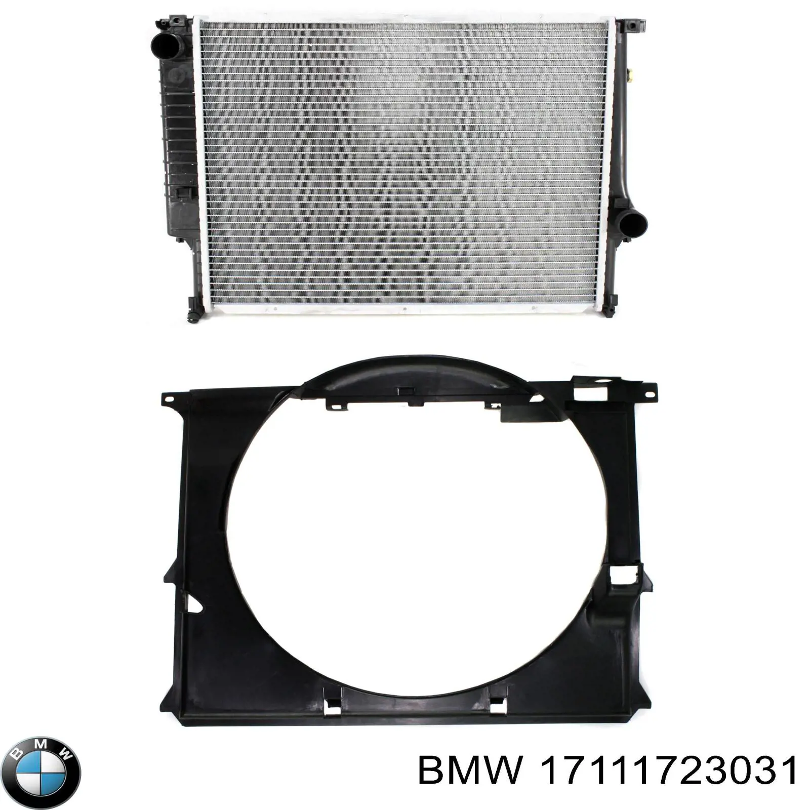 Диффузор радиатора 17111723031 BMW
