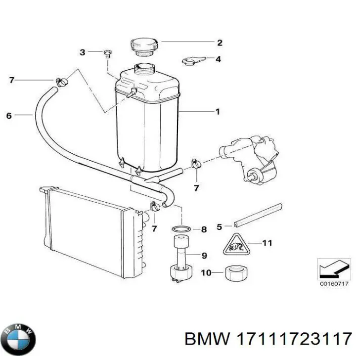  BMW 17111723117 цена, от 7.59 USD