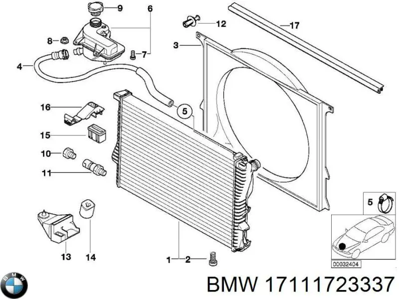 Купить 17111723337 BMW 
