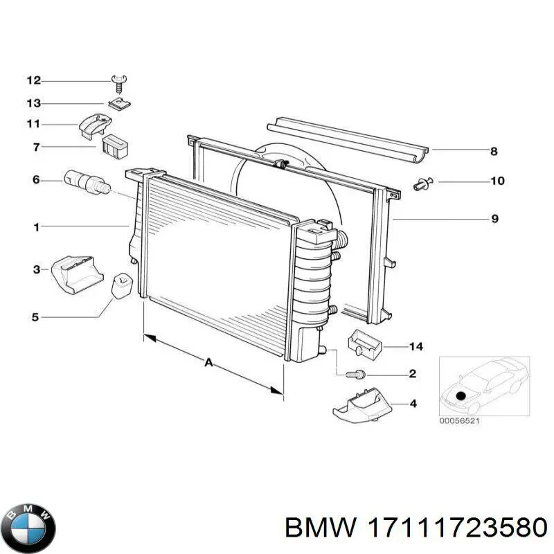 Купить 17111723580 BMW 