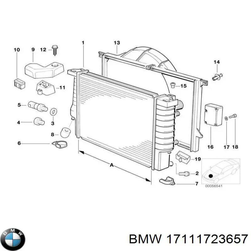  BMW 17111723657 цена, от 136.72 USD
