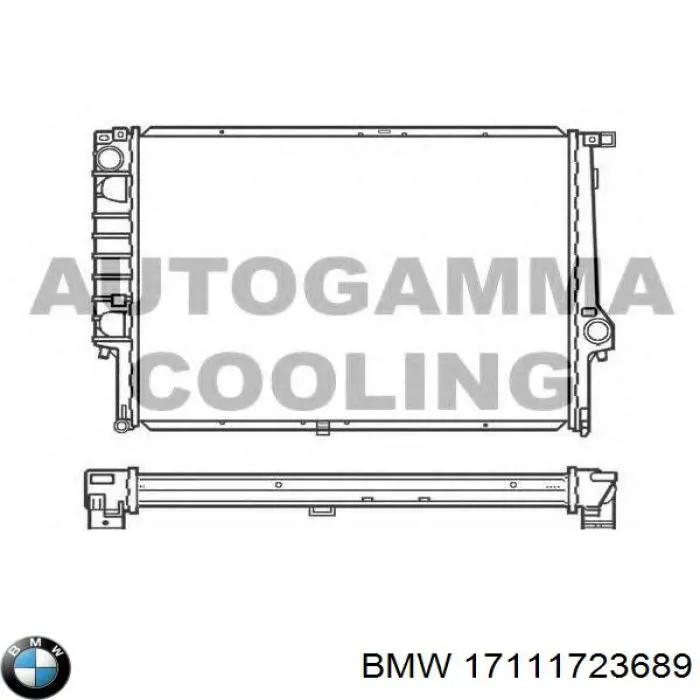 Купить 17111723689 BMW Радиатор водяной