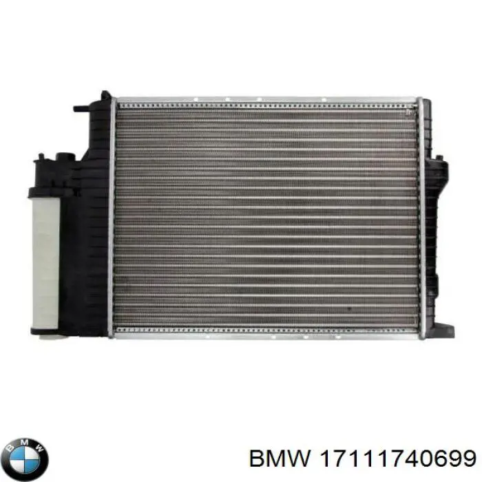 Радиатор охлаждения двигателя BMW 17111740699 цена, от 86.29 USD