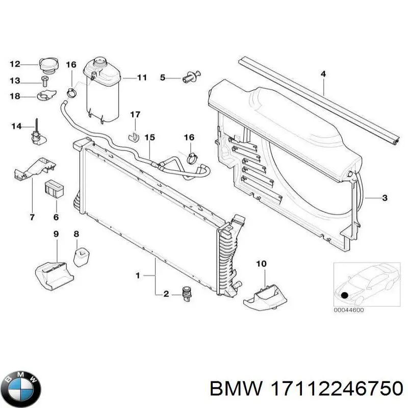  BMW 17112246750 цена, от 5.07 USD