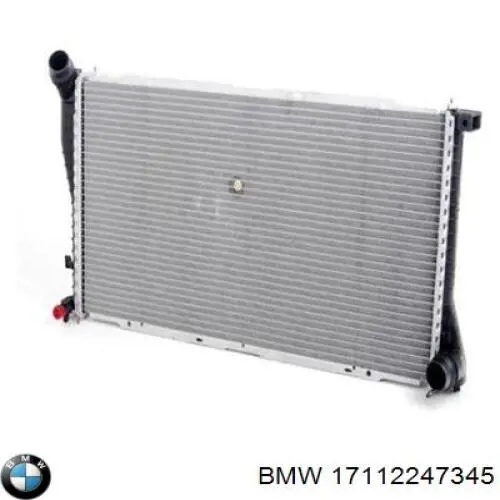 17112247345 BMW radiador de esfriamento de motor