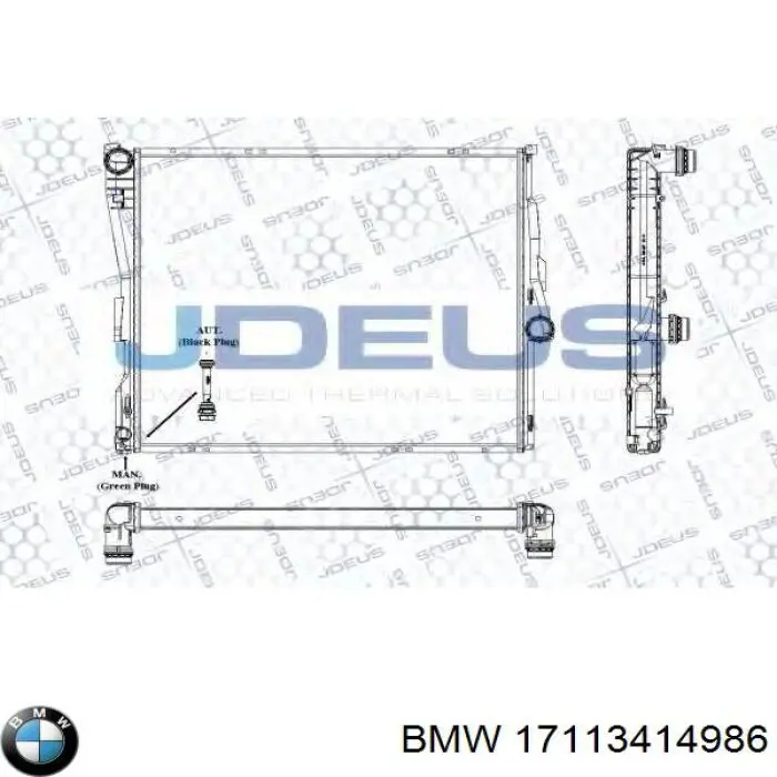 Радиатор 3403551 BMW
