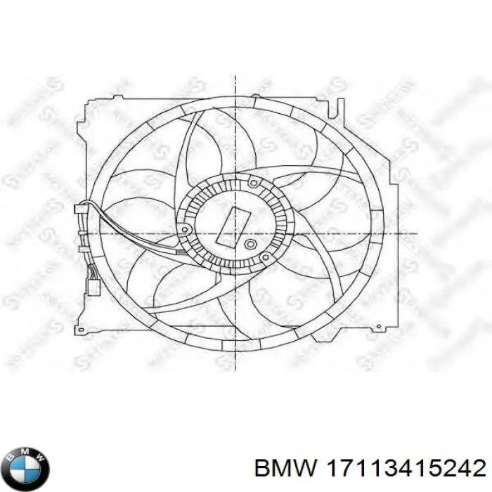 17113415242 BMW Рамка вентилятора