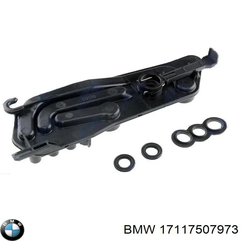 Левый кронштейн радиатора 17117507973 BMW