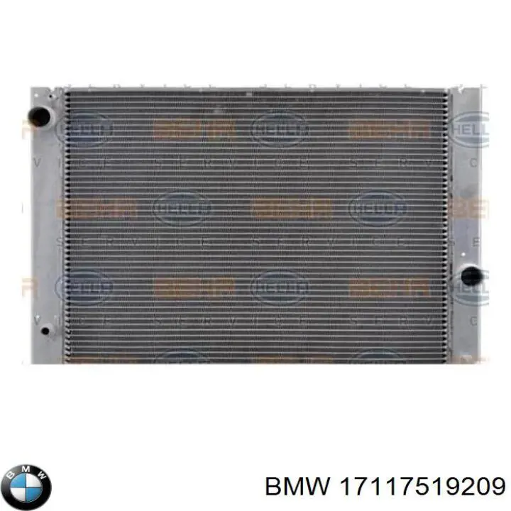 Радиатор охлаждения BMW 17117519209