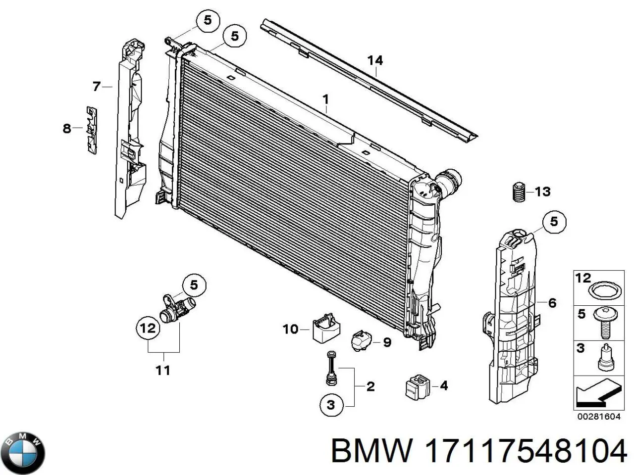 17117548104 BMW 