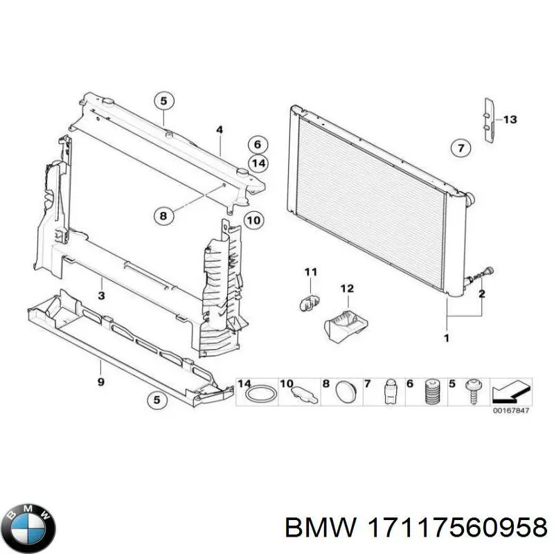 17117560958 BMW 