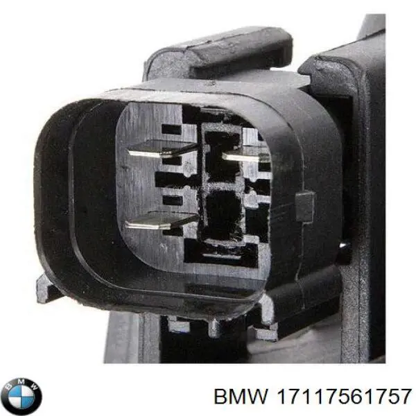 Диффузор радиатора охлаждения в сборе с крыльчаткой BMW 17117561757