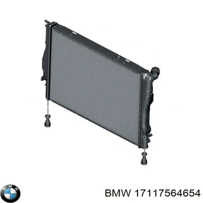 Радиатор 17117564654 BMW