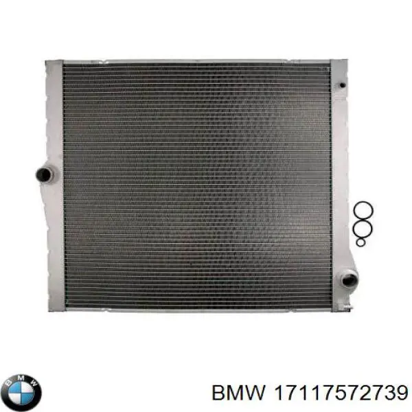 17117572739 BMW radiador de esfriamento de motor