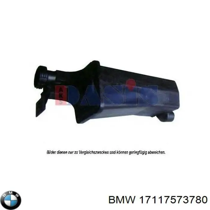 Бачок системы охлаждения расширительный BMW 17117573780