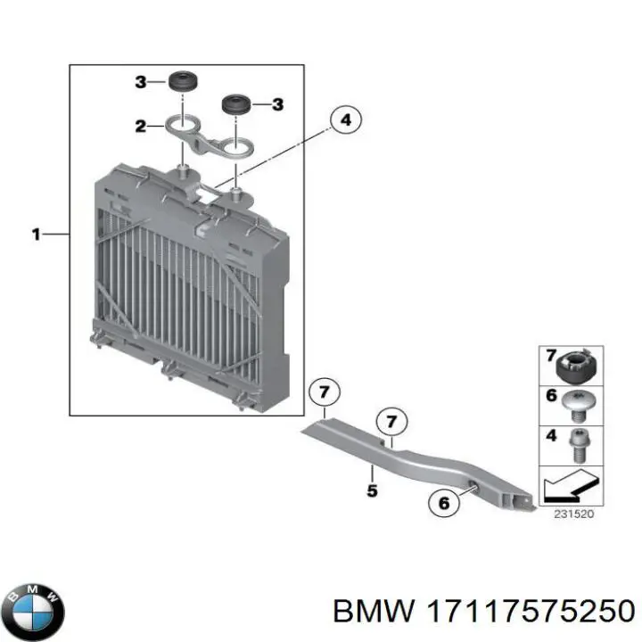  BMW 17117575250 цена, от 7.05 USD