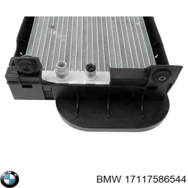 17117586544 BMW радиатор охлаждения двигателя дополнительный