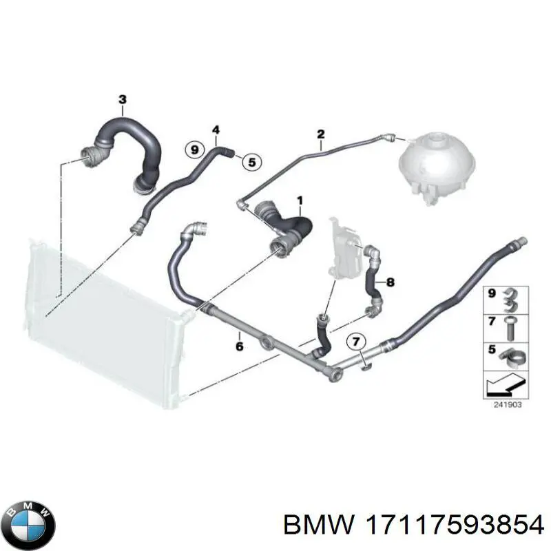 17117593854 BMW 