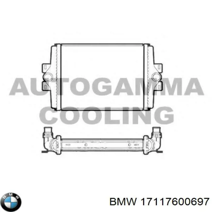 350213202500 Magneti Marelli Радиатор охлаждения, дополнительный