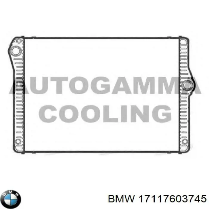 Радиатор охлаждения двигателя BMW 17117603745 цена, от 152.88 USD