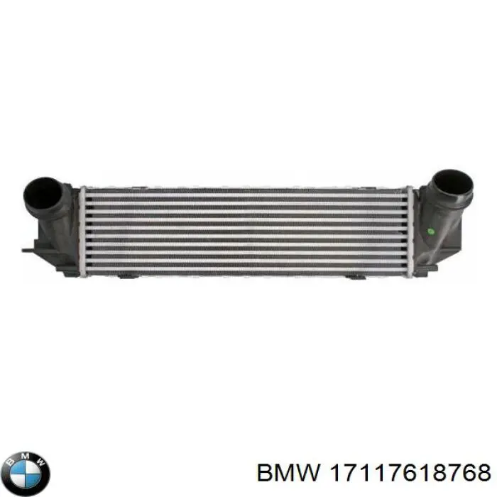 Радиатор интеркуллера BMW 17117618768