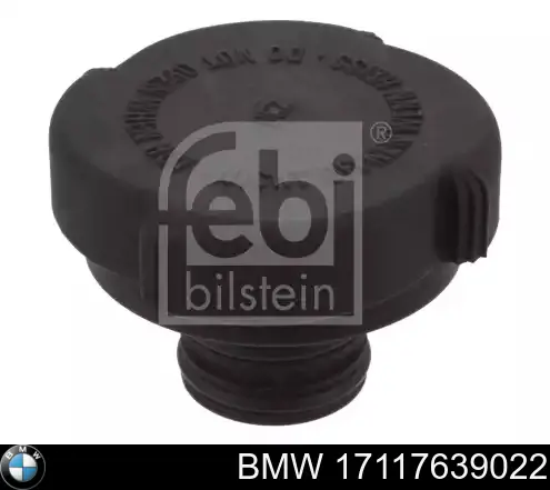 Tampa (tampão) do radiador 17117639022 BMW