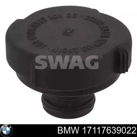 Tampa (tampão) do radiador BMW 17117639022