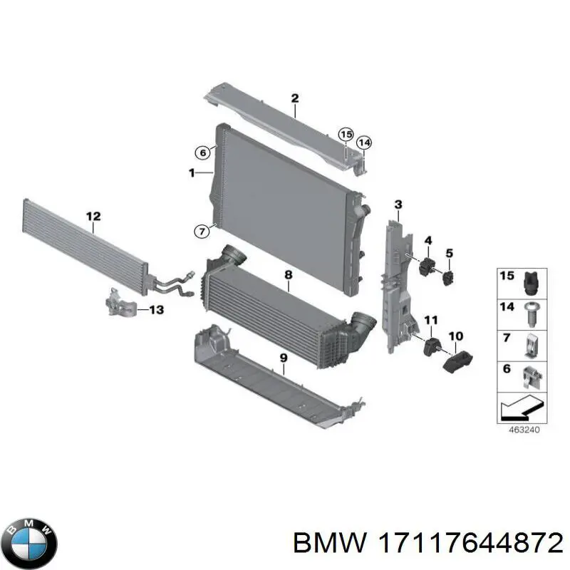 17117644872 BMW 